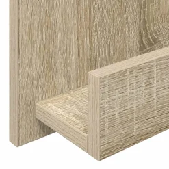 vidaXL Tijdschrift Rek Sonoma Eiken 51 x 11 x 102 cm Bewerkt hout
