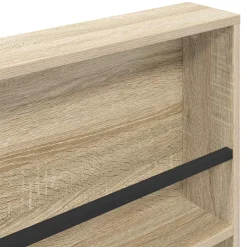 vidaXL Tijdschrift Rek Sonoma Eiken 60 x 12 x 70 cm Bewerkt hout