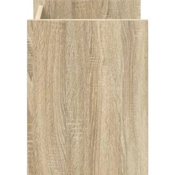 vidaXL Tijdschrift Rek Sonoma Eiken 35 x 35 x 45 cm Bewerkt hout