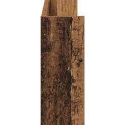 vidaXL Tijdschrift Rek 2 st Oudhout 60 x 12 x 30 cm Bewerkt hout