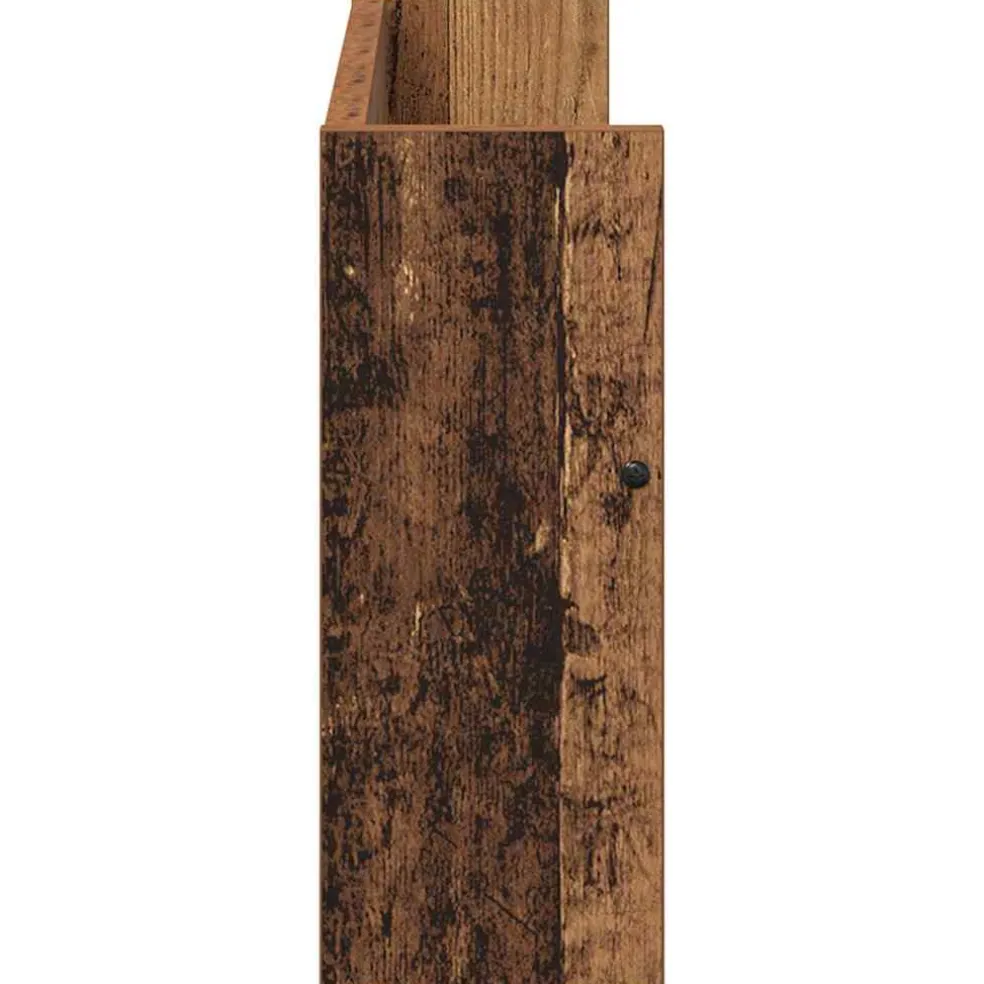 vidaXL Tijdschrift Rek 2 st Oudhout 60 x 12 x 30 cm Bewerkt hout