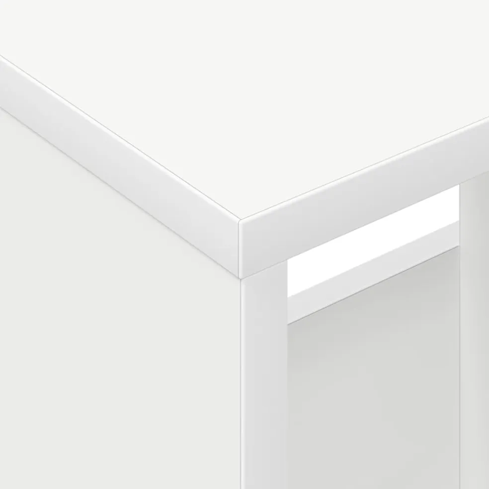 vidaXL Tijdschrift Rek Wit 102 x 30 x 45 cm