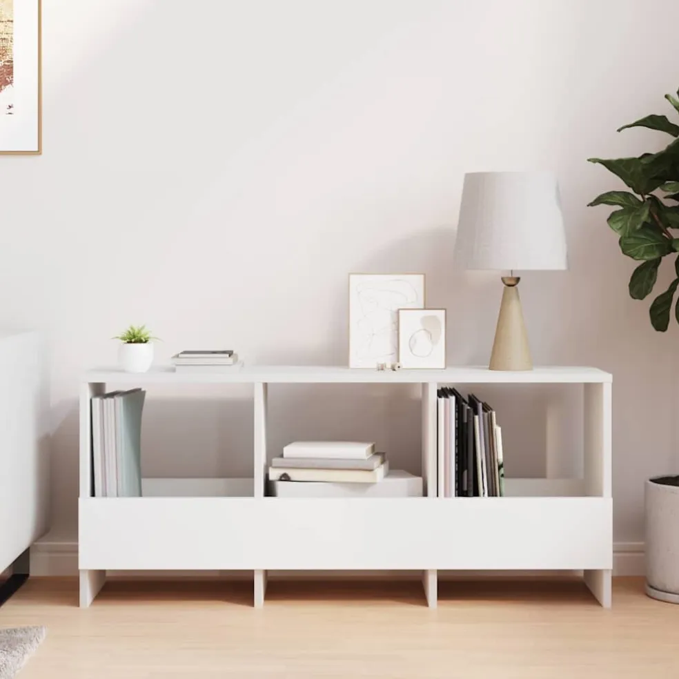 vidaXL Tijdschrift Rek Wit 102 x 30 x 45 cm