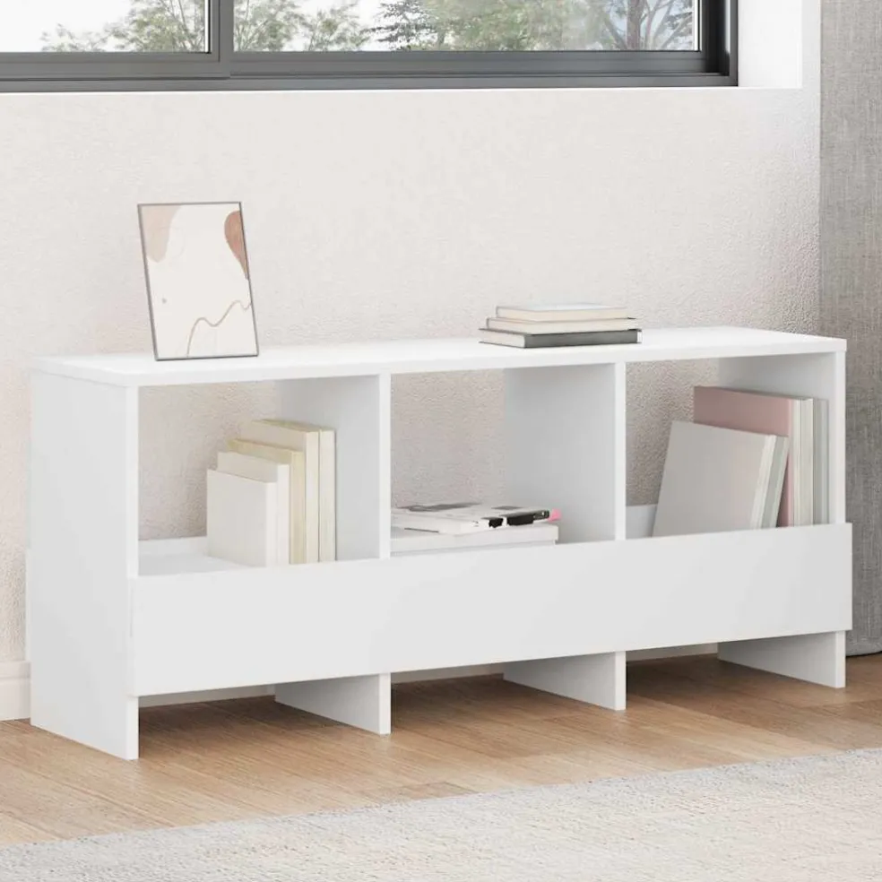 vidaXL Tijdschrift Rek Wit 102 x 30 x 45 cm