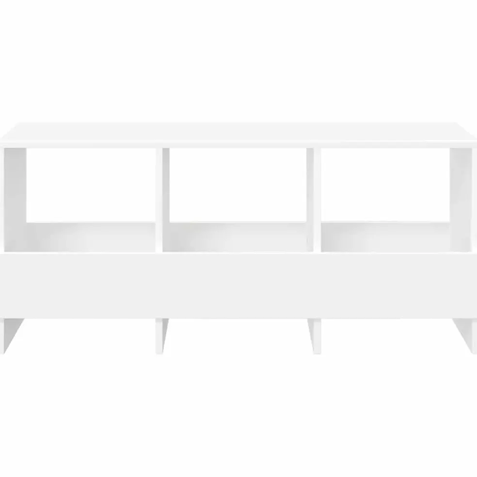 vidaXL Tijdschrift Rek Wit 102 x 30 x 45 cm