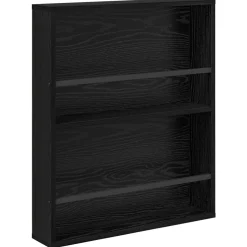 vidaXL Tijdschrift Rek Zwart Eiken 60 x 12 x 70 cm Bewerkt hout