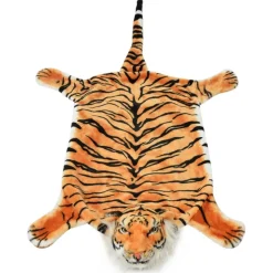 vidaXL Tijgervloerkleed pluche 144 cm bruin