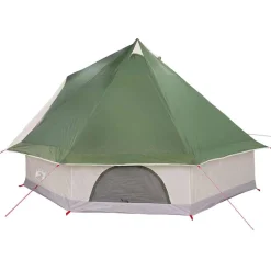 vidaXL Tipi Tent 8-persoons Groen taft
