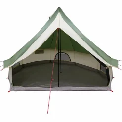 vidaXL Tipi Tent 8-persoons Groen taft