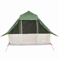 vidaXL Tipi Tent 8-persoons Groen taft