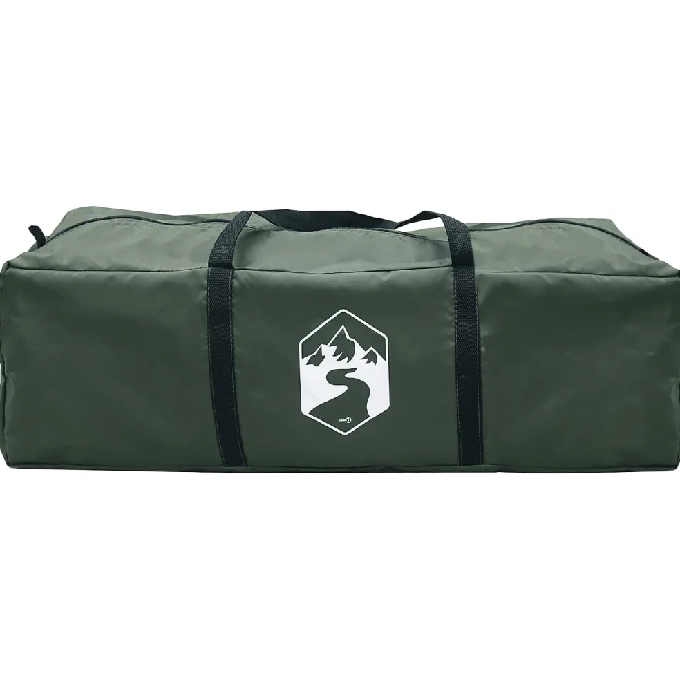 vidaXL Tipi Tent 18-persoons Legergroen Polyester en staal