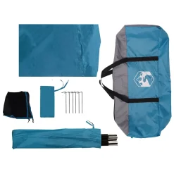 vidaXL Tipitent 7-persoons waterdicht blauw