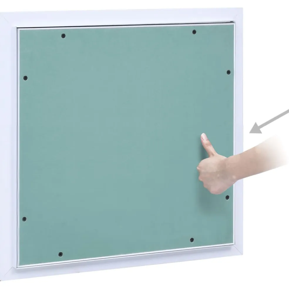 vidaXL Toegangspaneel met aluminium frame en gipsplaat 200x200 mm