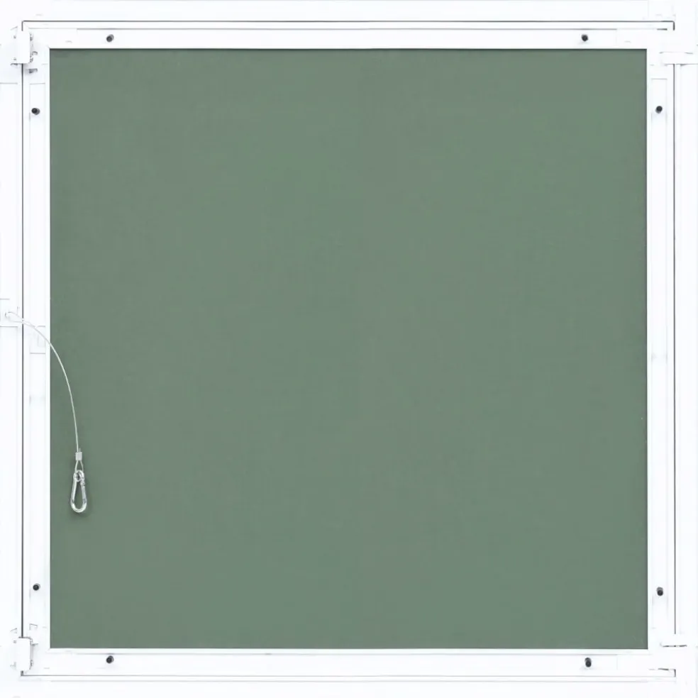 vidaXL Toegangspaneel met aluminium frame en gipsplaat 200x200 mm