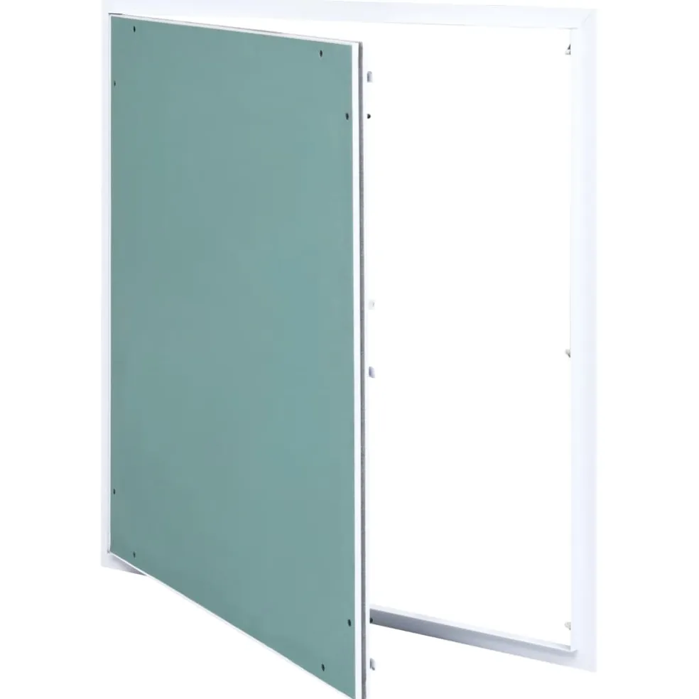 vidaXL Toegangspaneel met aluminium frame en gipsplaat 200x200 mm