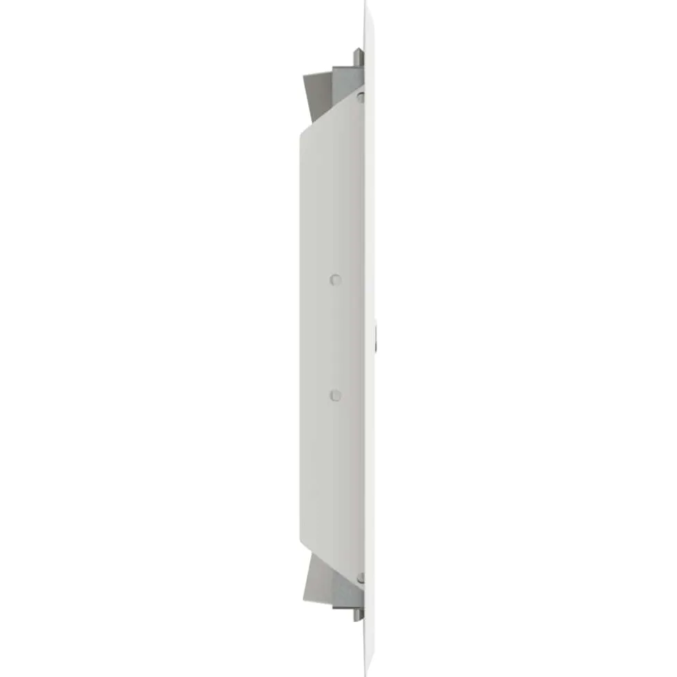 vidaXL Toegangs paneel 2 st Wit 23 x 23 x 3 cm Staal