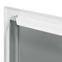 vidaXL Toegangs paneel 2 st Wit 23 x 23 x 3 cm Staal