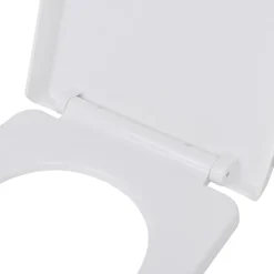 vidaXL Toiletbrillen met soft-close deksels 2 st kunststof wit