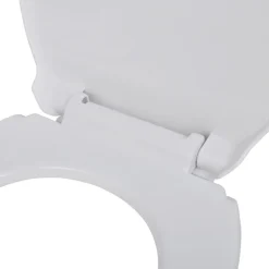 vidaXL Toiletbrillen met soft-close deksels 2 st kunststof wit