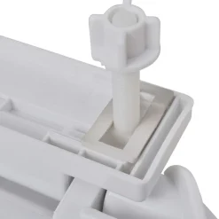 vidaXL Toiletbrillen met soft-close deksels 2 st kunststof wit