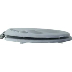 vidaXL Toiletbril met soft-close deksel stenen MDF