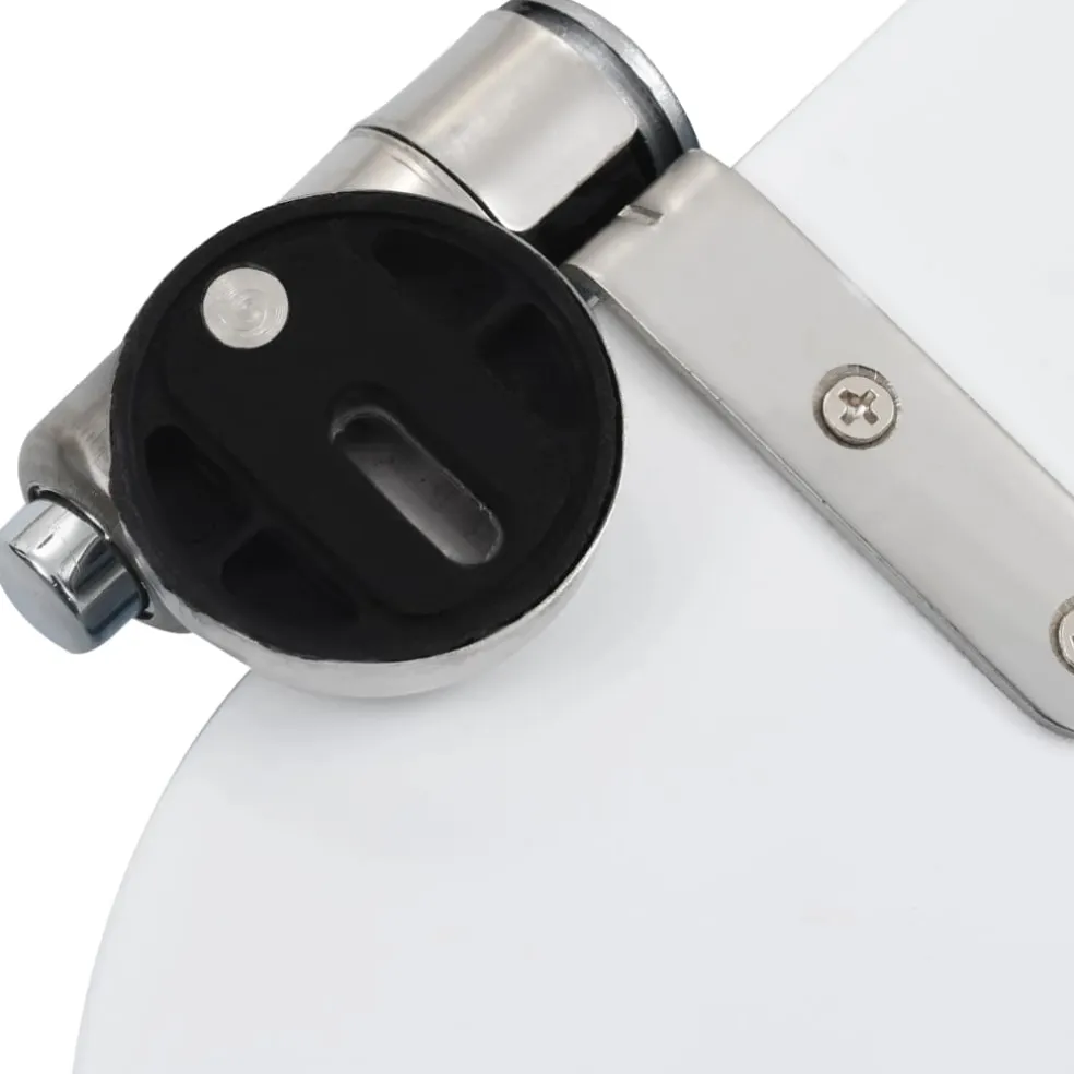 vidaXL Toiletbril met soft-close deksel zeester MDF