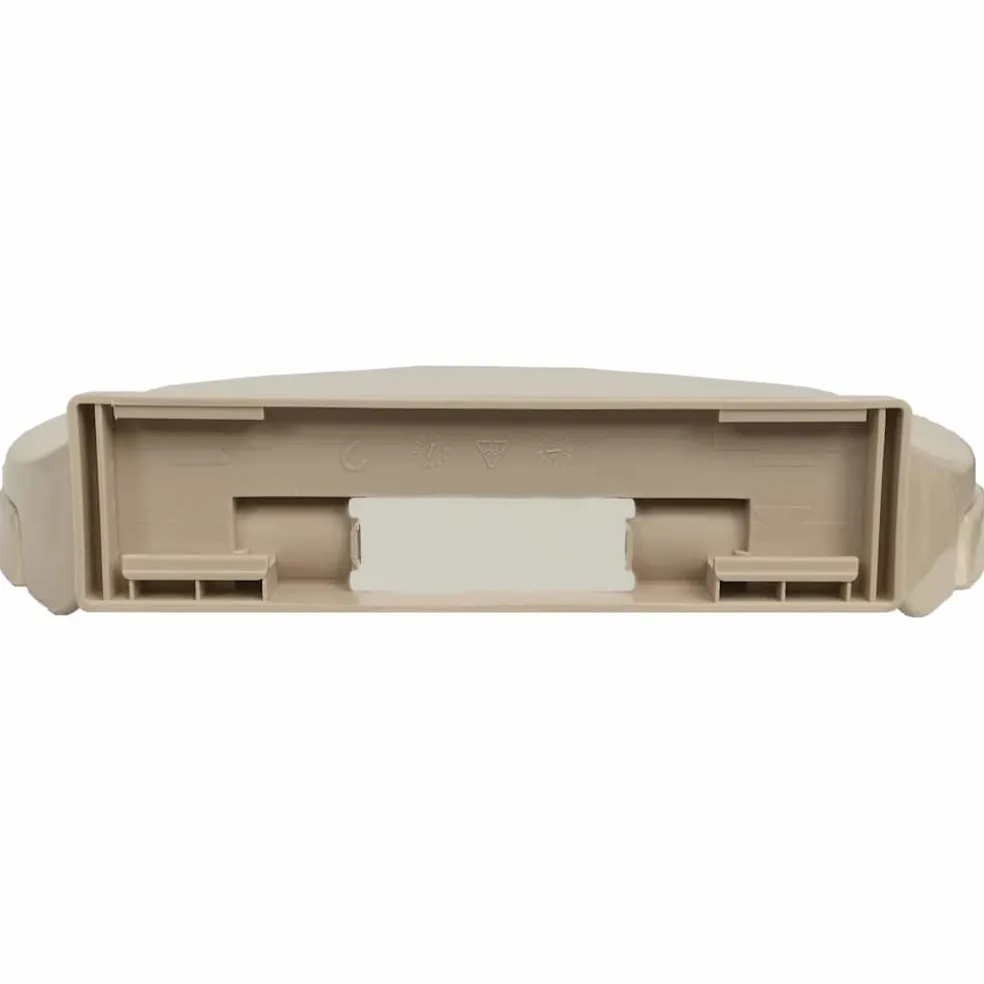vidaXL Toiletbril soft-close ovaal beige