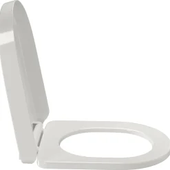 vidaXL Toiletbril soft-close ovaal wit