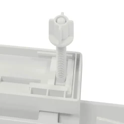 vidaXL Toiletbril soft-close ovaal wit