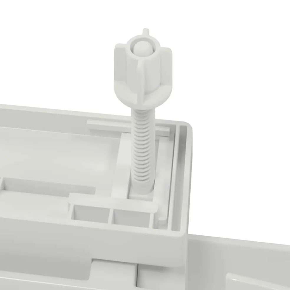 vidaXL Toiletbril soft-close ovaal wit