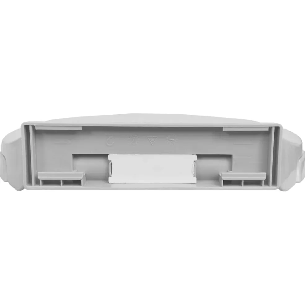 vidaXL Toiletbril soft-close ovaal lichtgrijs