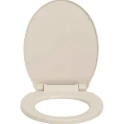 vidaXL Toiletbril soft-close ovaal abrikooskleurig