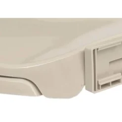 vidaXL Toiletbril soft-close ovaal abrikooskleurig