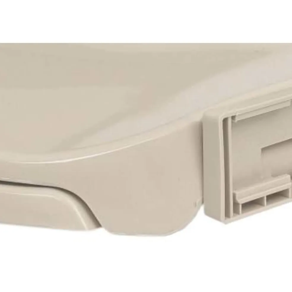vidaXL Toiletbril soft-close ovaal abrikooskleurig