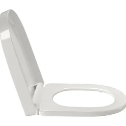 vidaXL Toiletbril soft-close met quick-release ontwerp vierkant wit