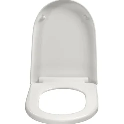 vidaXL Toiletbril soft-close met quick-release ontwerp vierkant wit