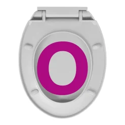 vidaXL Toiletbril soft-close en quick-release ovaal lichtgrijs