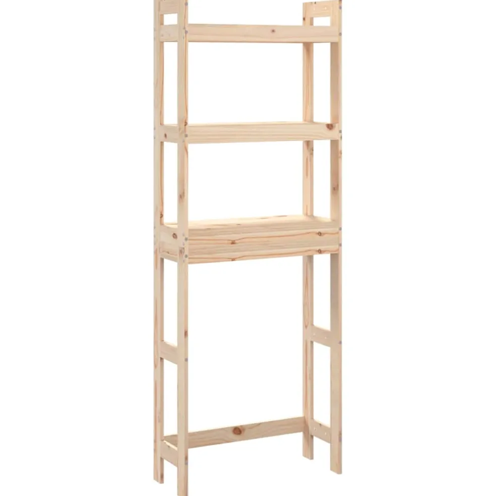 vidaXL Toiletrek 63x26x171 cm massief grenenhout