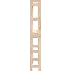 vidaXL Toiletrek 63x26x171 cm massief grenenhout