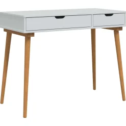 vidaXL Toilettafel Set FAUSKE 2 st Wit 100 x 50 x 103,5 cm