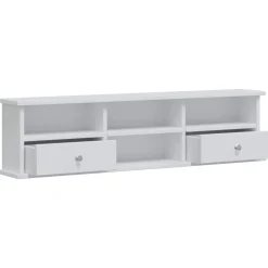 vidaXL Toilettafel Set FAUSKE 2 st Wit 100 x 50 x 103,5 cm