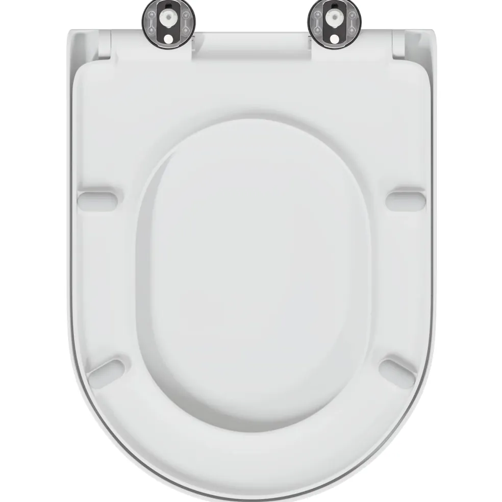 vidaXL Toiletzitting Wit 49 x 36 x 4 cm Duroplast