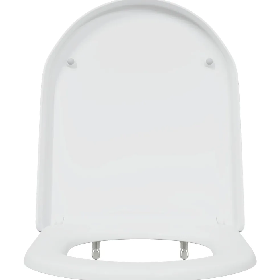 vidaXL Toiletzitting Wit 49 x 36 x 4 cm Duroplast