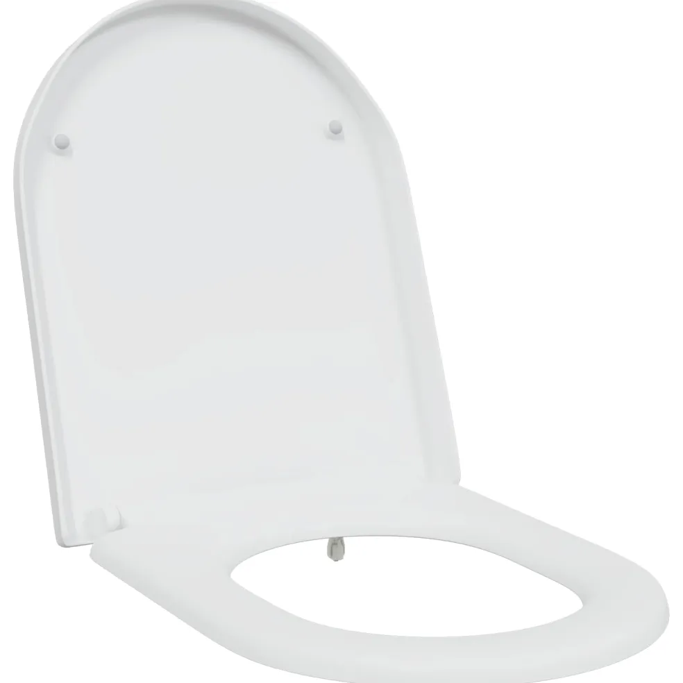 vidaXL Toiletzitting Wit 49 x 36 x 4 cm Duroplast