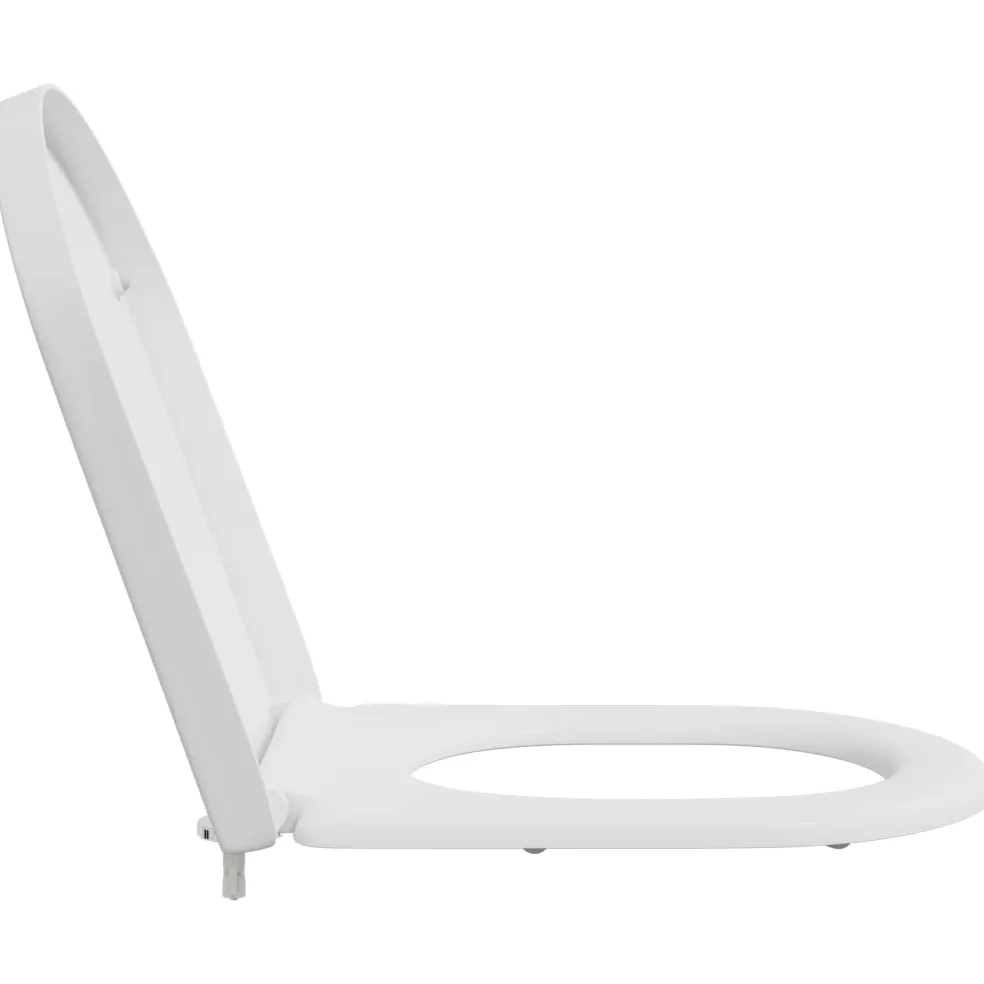 vidaXL Toiletzitting Wit 49 x 36 x 4 cm Duroplast