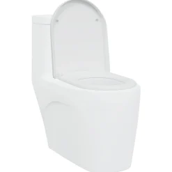 vidaXL Toiletzitting Wit 49 x 36 x 4 cm Duroplast