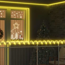vidaXL Touwenlicht met 120 LED Warmwit 5 m PVC