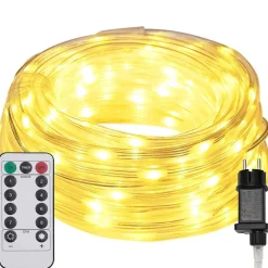 vidaXL Touwenlicht met 120 LED Warmwit 5 m PVC