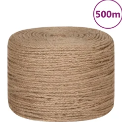 vidaXL Touw 100% jute 8 mm 500 m