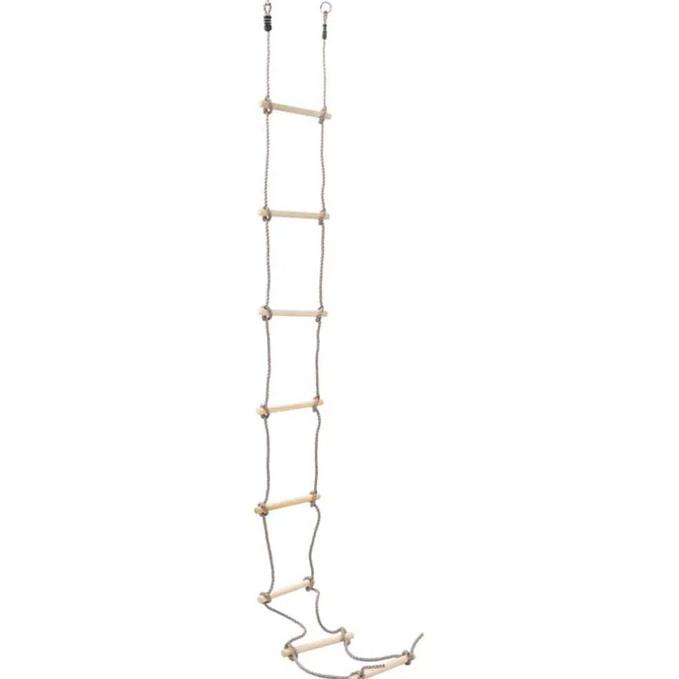 vidaXL Touwladder 290 cm hout
